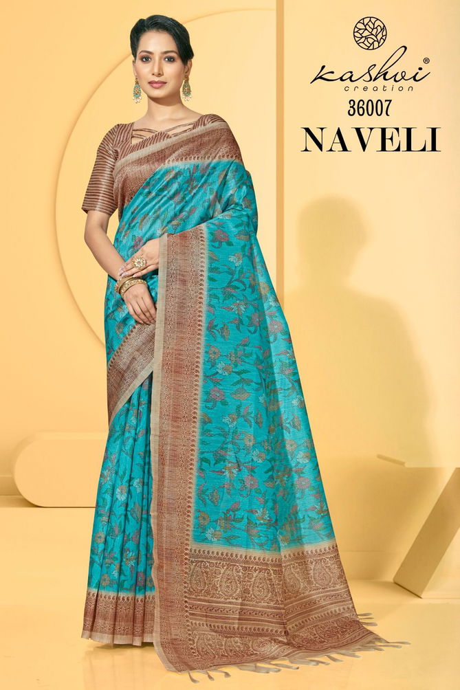 Kashvi Naveli Handloom Silk Wholesale Designer Sarees Catalog